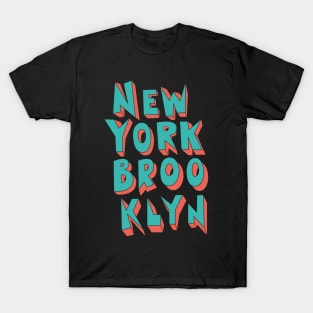 Vibrant Brooklyn: Embrace the Bold Spirit of NYC's Hip Heart T-Shirt